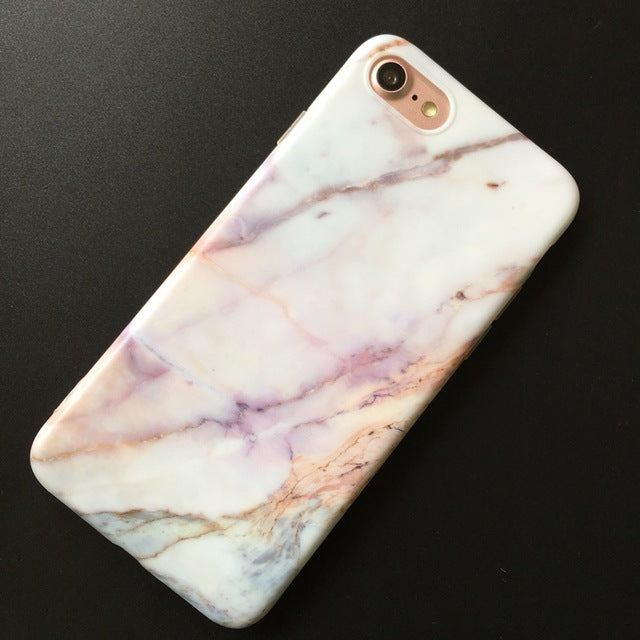 Vintage Marble Case For iPhone X XR XS Max 7 8 Plus Soft TPU Silicone Cover Cases For iPhone 8 7 6 6S Plus Back Capa