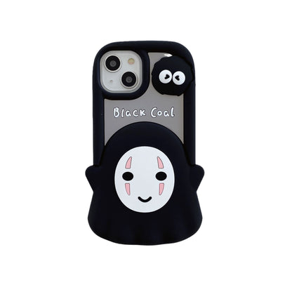 Suitable for Apple 14pro faceless male mobile phone case cute ins style iPhone12/13/14promax silicone soft