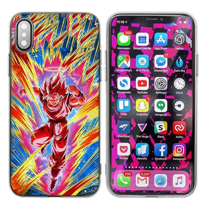 Silicone Case Cover for iPhone XS X Max XR 7 8 6 6s Plus 5 5S SE 5C 7Plus 7+ Phone Cases Coque Dragon Ball Z Anime Goku Cartoon