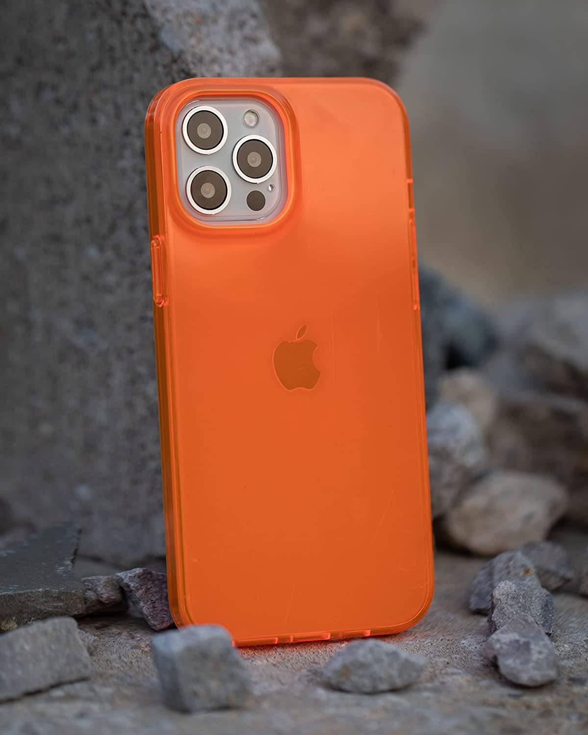 - Iphone 11 Neon Orange Clear Protective Case, TPU and Polycarbonate Shock-Absorbing Bright Cover - Crack Proof with a Gloss Finish - Full Iphone Protection