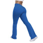 Peach trumpet pants for women, yoga high waisted and hip lifting tight pants, wide leg fitness pants for women