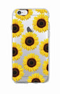 Cute Summer Daisy Sunflower Floral Flower Soft Clear Phone Case Fundas Coque For iPhone 7 7Plus 6 6S 8 8PLUS X XS Max SAMSUNG