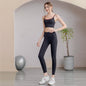 Outdoor sports hip lifting fitness running yoga pants bra two-piece set women's summer sports yoga suit set