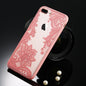 Floral Phone Case For Apple iPhone 7 8 6 6s 5 5s SE Plus Lace Flower Hard PC Cases Back Cover For iPhone X XR XS Max