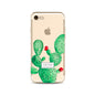 Cute Phone Cases For iPhone X 10 7 8 6 6s 7Plus 8Plus 6plus 6splus Green Plants Fatty Succulents Cactus Back Cover Shell Capa