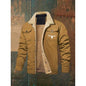 2024 New Men'S Fleece-Ined Cottoncasual Jacket Workwear