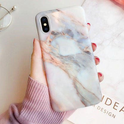 Vintage Marble Case For iPhone X XR XS Max 7 8 Plus Soft TPU Silicone Cover Cases For iPhone 8 7 6 6S Plus Back Capa