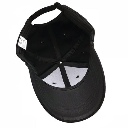 Embroidered wave baseball cap creative for men and women outdoor couple duckbill cap trend