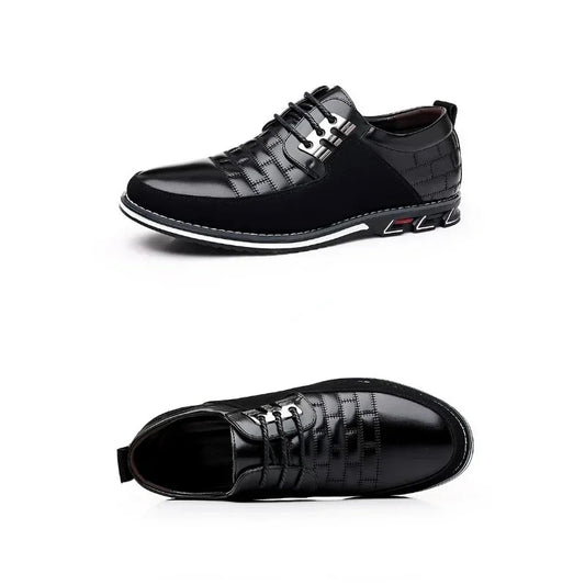 Men's casual formal shoes in plus size leather shoes from England