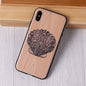 Imitative Wood Cover For 6 7 7Plus 8 8Plus X XS Max 3D Relief Elephone Vintage Style Phone Cases Cover Capa Fundas