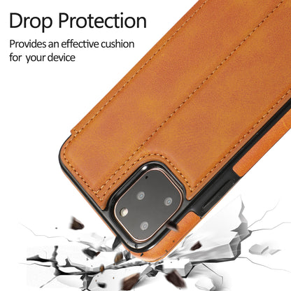 Suitable for IP13 phone protective case, Apple 14PRO flip phone case, 14PROMAX card insertion phone leather case