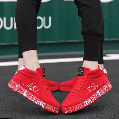 Couple's casual shoes Spring and Autumn new board shoes Men's trendy shoes Youth casual women's sports shoes Men