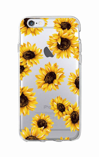 Cute Summer Daisy Sunflower Floral Flower Soft Clear Phone Case Fundas Coque For iPhone 7 7Plus 6 6S 8 8PLUS X XS Max SAMSUNG