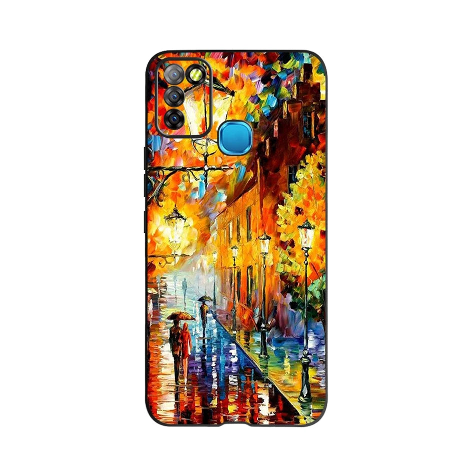 For Infinix Smart 5 Case X657 X657C Beautiful Flower Butterfly Soft Silicone Phone Cases For Infinix Smart 5 Smart5 Cover Fundas