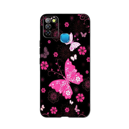 For Infinix Smart 5 Case X657 X657C Beautiful Flower Butterfly Soft Silicone Phone Cases For Infinix Smart 5 Smart5 Cover Fundas