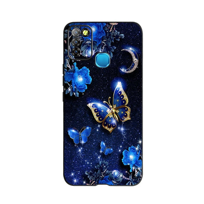 For Infinix Smart 5 Case X657 X657C Beautiful Flower Butterfly Soft Silicone Phone Cases For Infinix Smart 5 Smart5 Cover Fundas