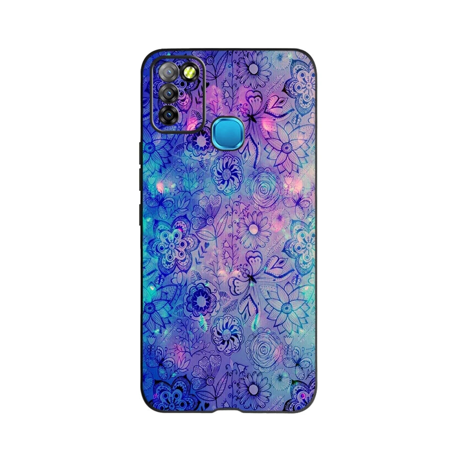 For Infinix Smart 5 Case X657 X657C Beautiful Flower Butterfly Soft Silicone Phone Cases For Infinix Smart 5 Smart5 Cover Fundas