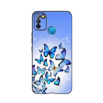 For Infinix Smart 5 Case X657 X657C Beautiful Flower Butterfly Soft Silicone Phone Cases For Infinix Smart 5 Smart5 Cover Fundas