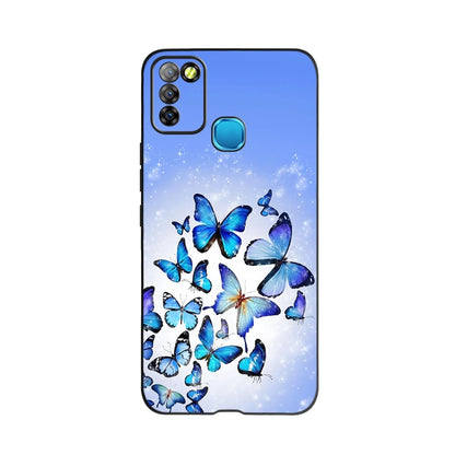 For Infinix Smart 5 Case X657 X657C Beautiful Flower Butterfly Soft Silicone Phone Cases For Infinix Smart 5 Smart5 Cover Fundas