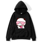 Couple Hoodies Bubu Is Watching Movie With Dudu  Autumn Winter Sweatshirt Cartoon Kawaii Pullover Harajuku Men Women Sudaderas