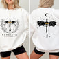 Vintage Fourth Wing Sweatshirt Basgiath War College Hoodie Dark Academia Dragon Rider Bookish Crewneck Sweatshirt Women Clothing