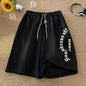 M-5XL Men Shorts Casual Short Pants Oversize Beach Shorts Retro Letters Print Sports shorts Five Points Shorts Men's Clothing