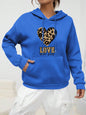 Creative Love Heart Never Fails Printed Hoody Woman Casual Fashion Hoodies All-Match Fleece Clothes Street Style Pullover