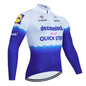 2024 QUICK STEP Team Autumn Cycling Jersey Men Long Sleeves Peo Cycling Clothing MTB Maillot Ropa Ciclismo Bike Sports Uniform