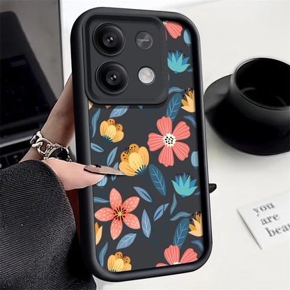 Colorful Flowers Phone Case For Xiaomi Poco F6 X6 X5 M6 Pro 13T 11T Redmi Note 13 12 11 Pro 5G 11S Soft TPU Silicone Back Cover