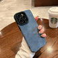 Luxury Matte Soft Leather Phone Case For OPPO A95 F19PRO+ A94 Phone Cover Lens Protection Shockproof Silicone Casing A95 5G Fund