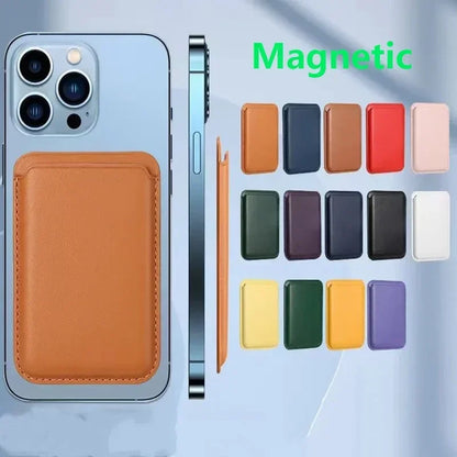 2024 Luxury For Magnetic Leather Wallet Case For iPhone 15 14 13 12 11 Pro Max 15Pro S23 Card Holder Phone Bag Cover Accessories