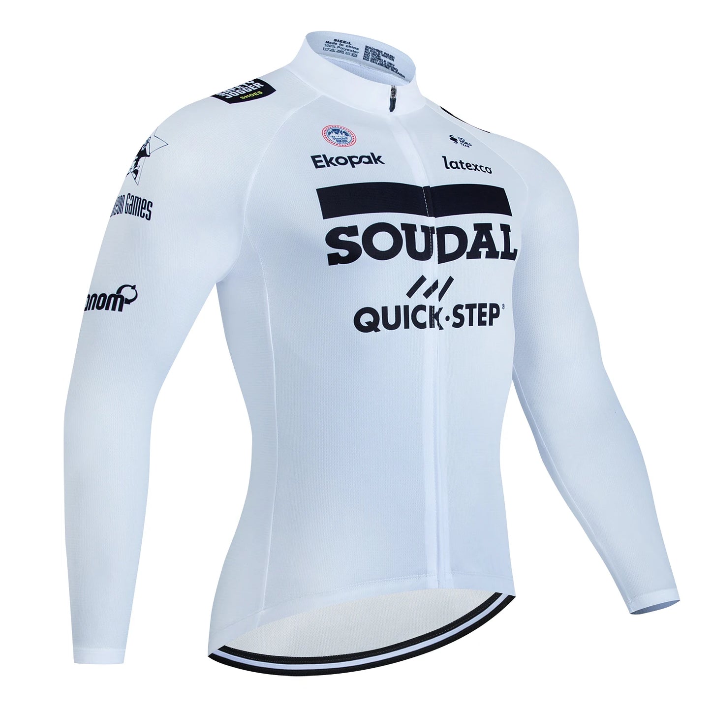 2024 QUICK STEP Team Autumn Cycling Jersey Men Long Sleeves Peo Cycling Clothing MTB Maillot Ropa Ciclismo Bike Sports Uniform