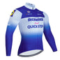 2024 QUICK STEP Team Autumn Cycling Jersey Men Long Sleeves Peo Cycling Clothing MTB Maillot Ropa Ciclismo Bike Sports Uniform