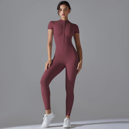 Women Bodysuits Fitness Sports Bodysuit Yoga Suit  Breathable Quick Drying Sports Yoga Clothing Women's Gym Push Up Workout