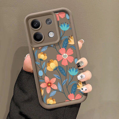 Colorful Flowers Phone Case For Xiaomi Poco F6 X6 X5 M6 Pro 13T 11T Redmi Note 13 12 11 Pro 5G 11S Soft TPU Silicone Back Cover