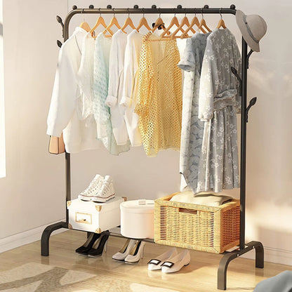 Floor Standing Clothes Rack, Single Pole Clothes Drying Rack, Simple Clothes Drying Pole, Clothes Rack